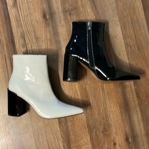 Double Take Two Tone Booties